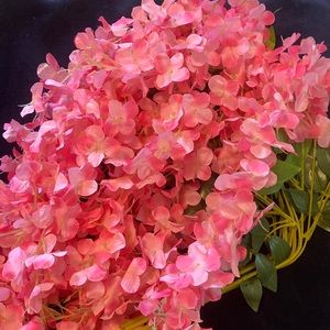 Pink cascading flowers decoration